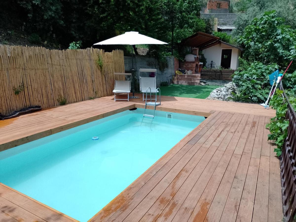 Flat With Panoramic Terrace And Private Pool Mt5X3 Apartamento Taormina Exterior foto