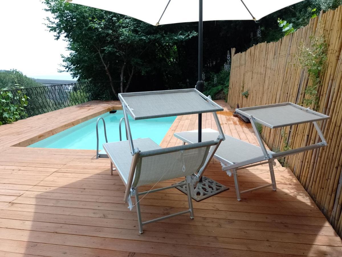 Flat With Panoramic Terrace And Private Pool Mt5X3 Apartamento Taormina Exterior foto